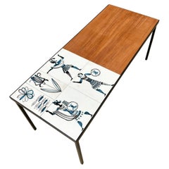 Rare coffee table by Roger Capron