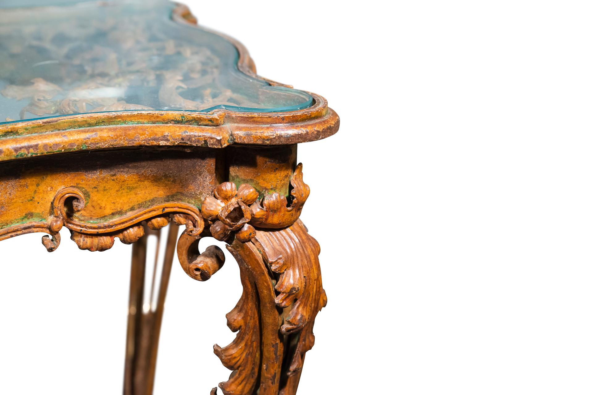 French Rare Coffee Table, France, circa 1900