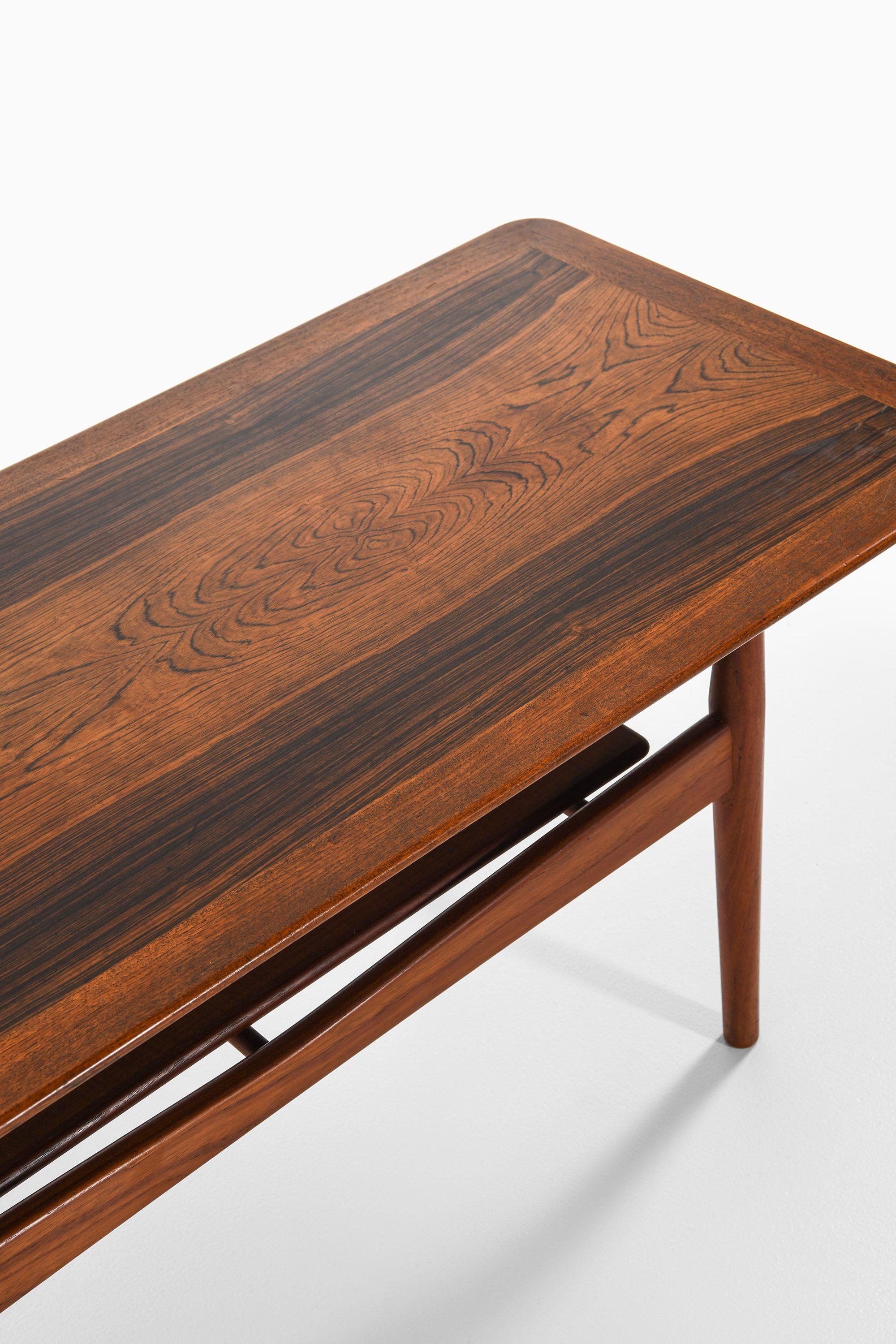 Rare Coffee Table in Teak and Rosewood by Aksel Bender Madsen, 1960's In Good Condition In Limhamn, Skåne län