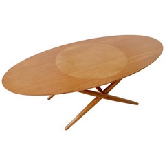 Rare Coffee Table Ovalette Model by Ilmari Tapiovaara, circa 1954, Finland