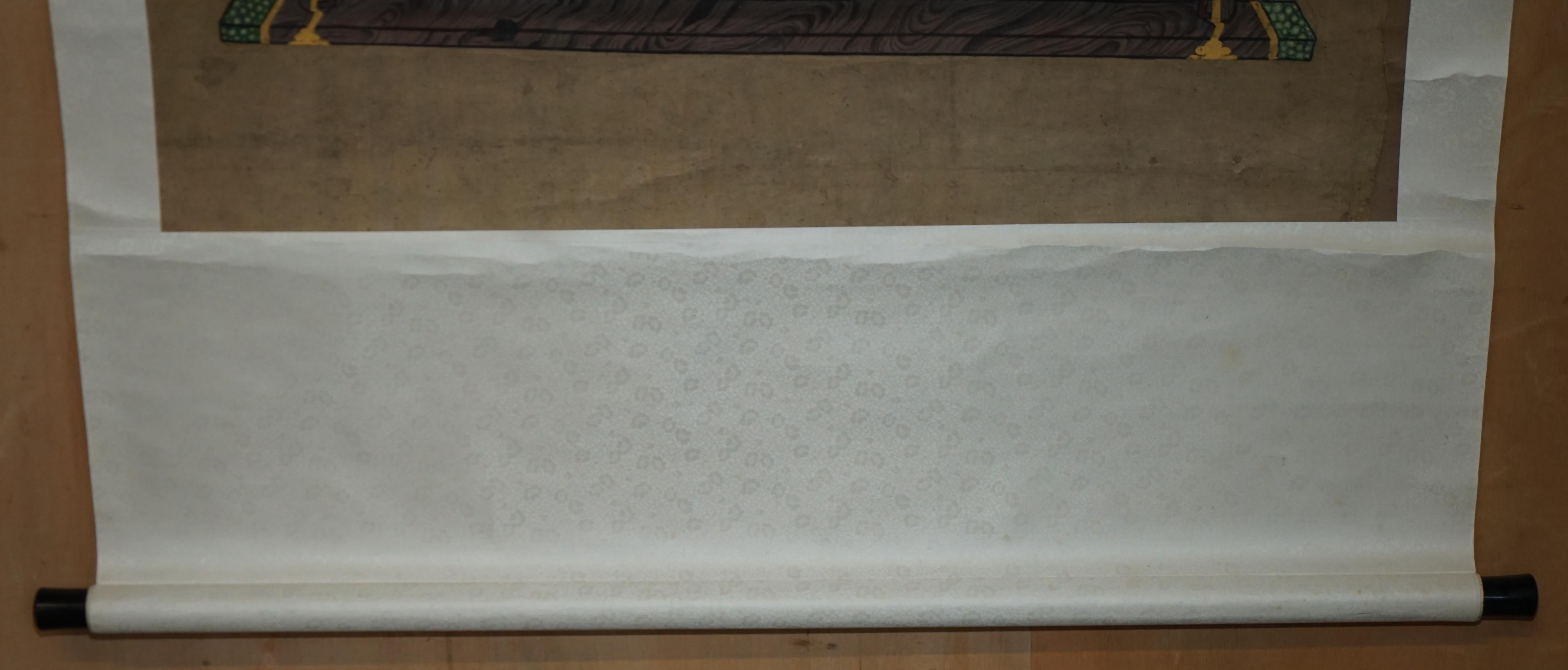 RARES & SAMMELBARES 2,4 METER HOHES ANTiQUE CIRCA 1860 CHINESISCHES ANCESTRAL PORTRAIT im Angebot 10