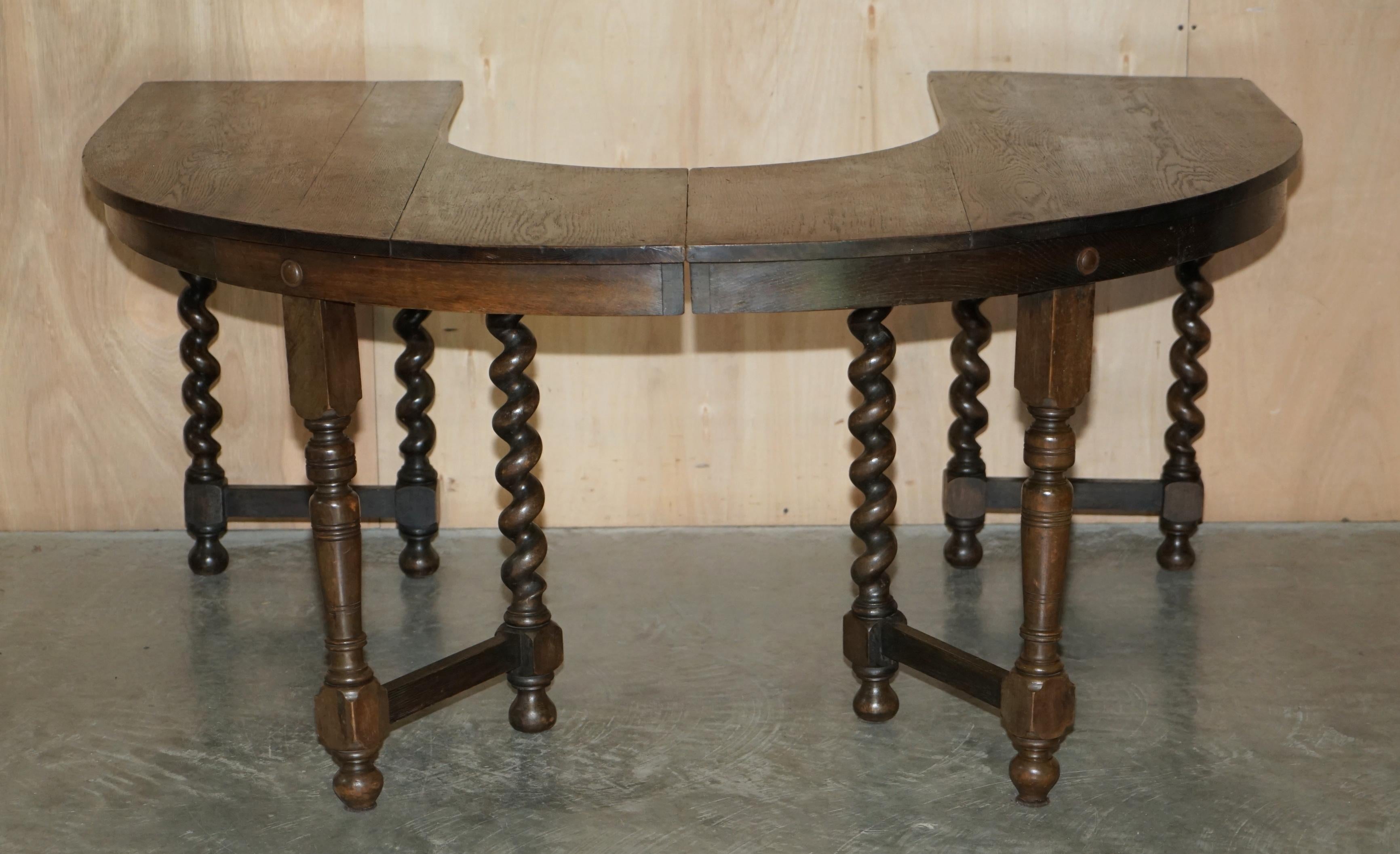 Royal House Antiques

Royal House Antiques is delighted to offer for sale this very rare and highly collectable Jacobean revival circa 1860-1880 Hunt table with barley twist legs

Please note the delivery fee listed is just a guide, it covers within