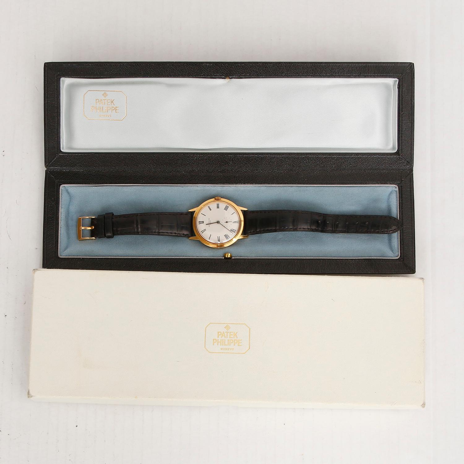 Rare & Collectable Patek Philippe Calatrava 18k Yellow Gold Men's Watch 3542 3