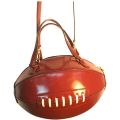 Seltene Sammlerstücke Vintage Moschino Fußball Handtasche