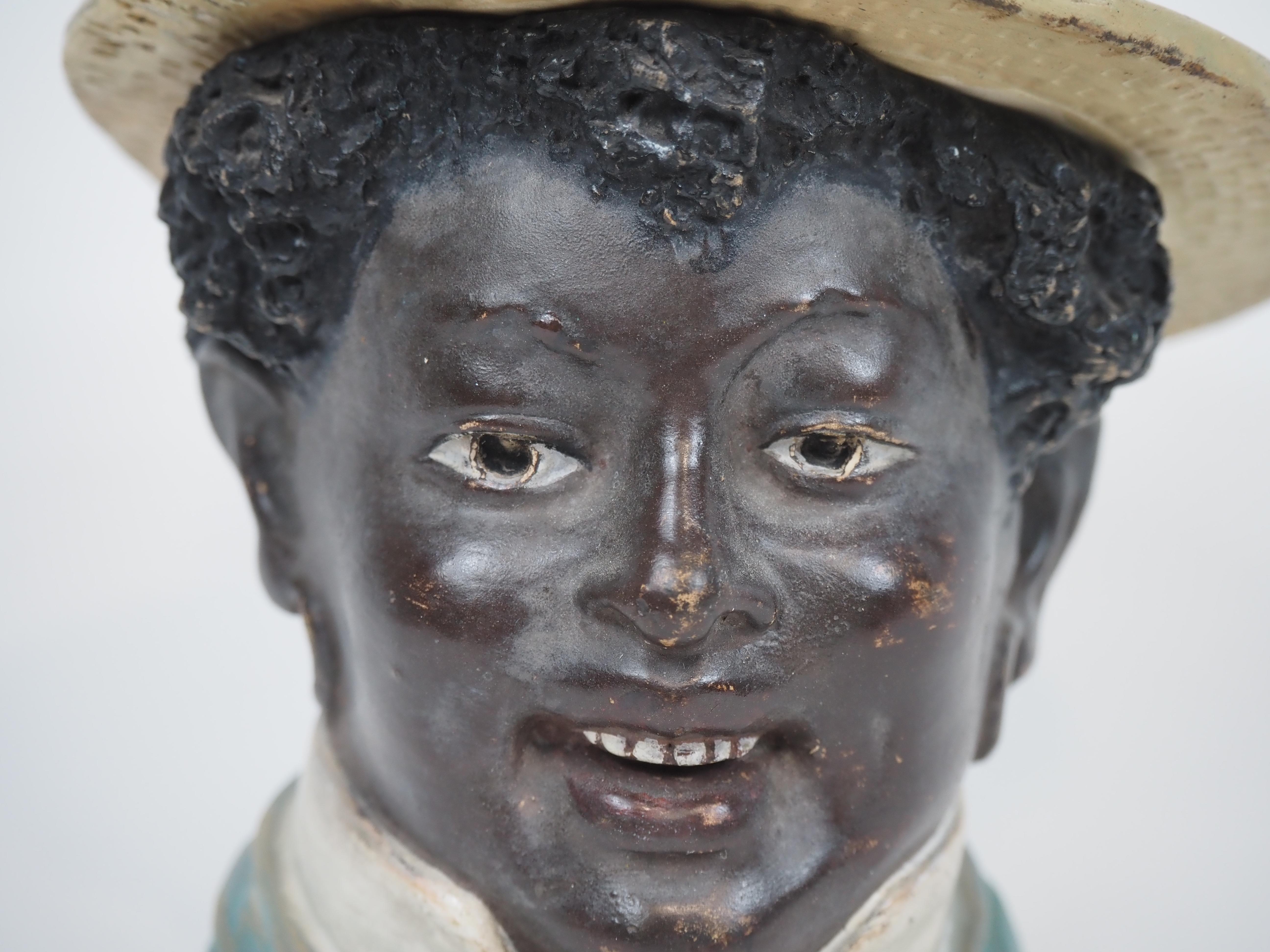 Rara colección 5 Tarros de Cerámica Antigua Humidificadores Figural, Bernard Bloch en venta 5