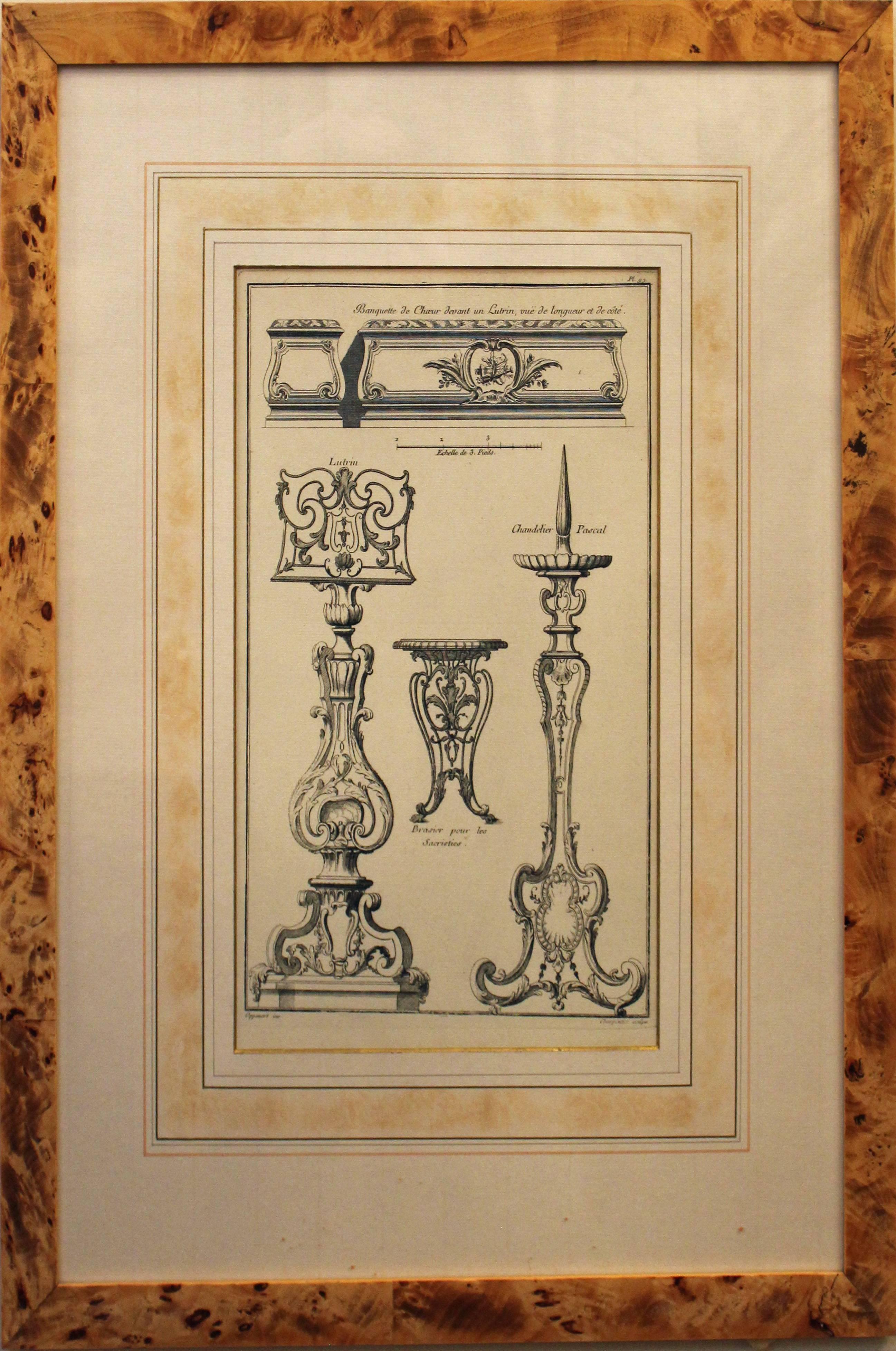 Rare Collection of 125 Architectural Engravings and Etchings, 18th Century 5
