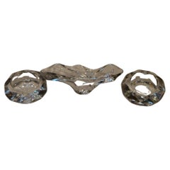 Rara Collection'S di 3 pezzi di Baccarat Estate Ciotola con due posacenere