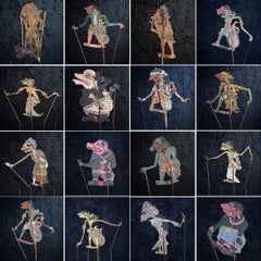 Rare Collection of Early 20th Century Chinese Shadow Puppet Theatre