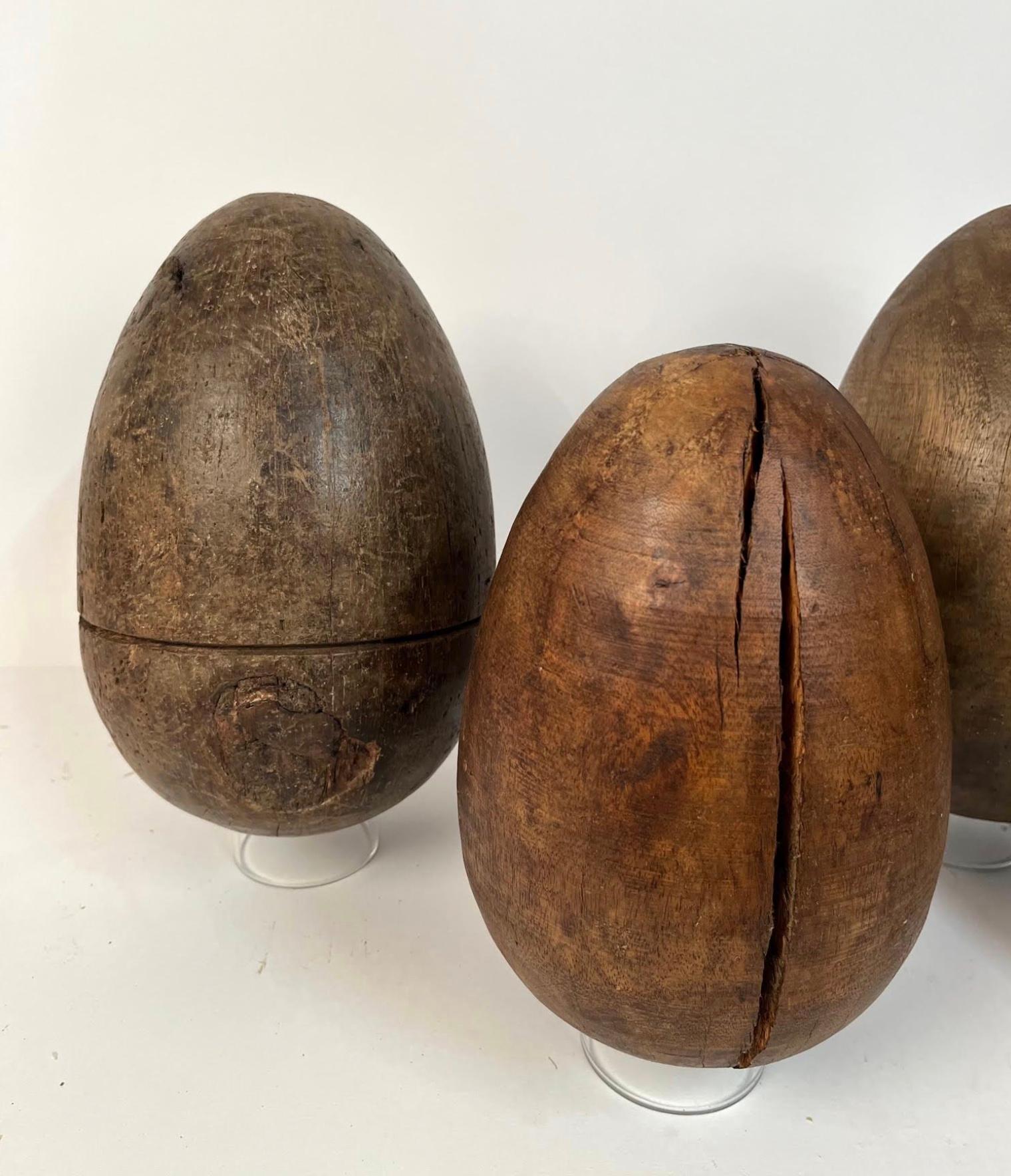 American Rare Collection of Large Antique Egg Molds