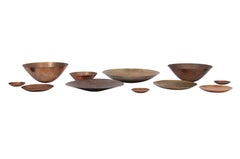 Rare Collection of Spun Vessels by Ronald Hayes Pearson