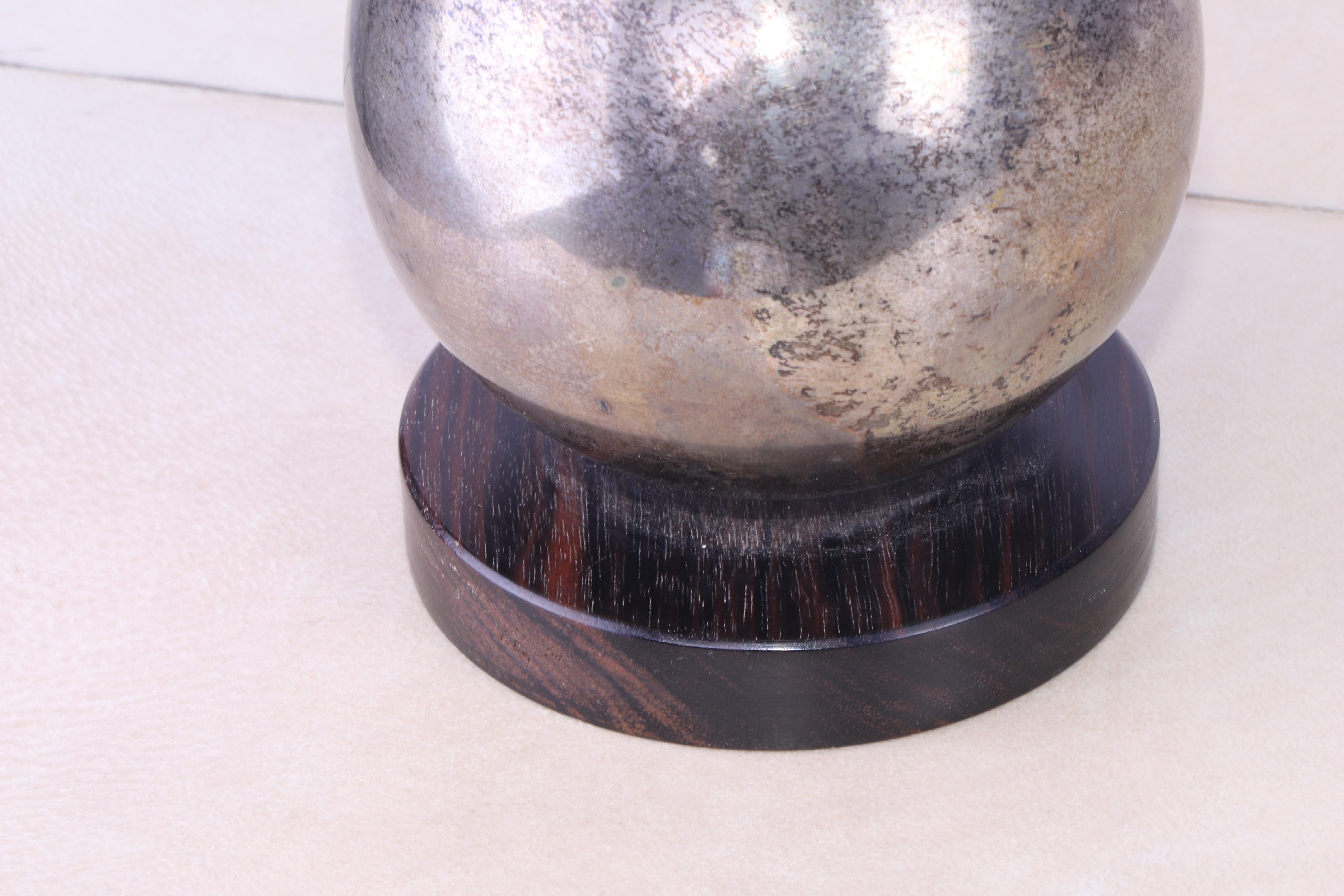 Metà XX secolo Rara lampada da notte francese Art Deco da collezione della Maison Desny in vendita