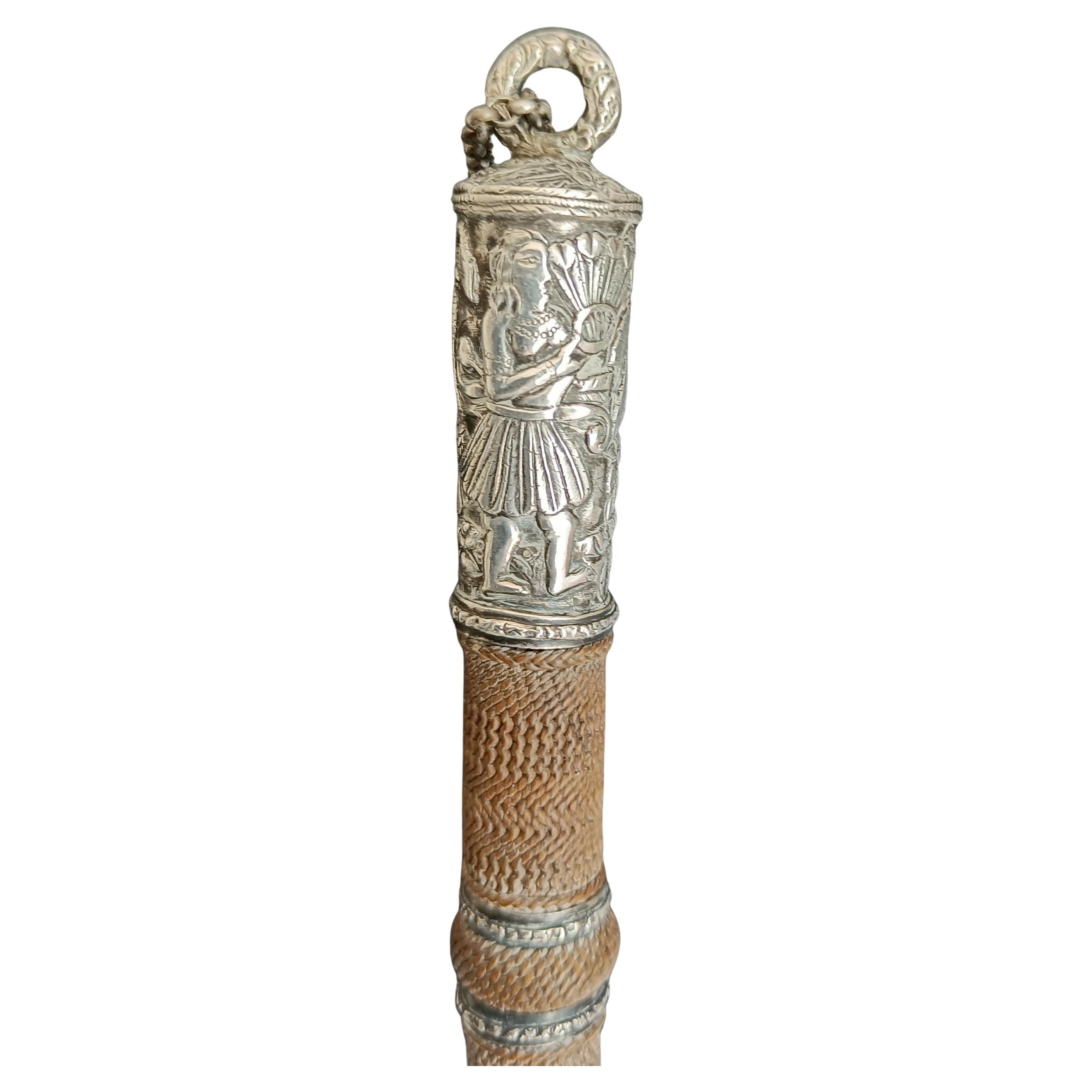 Rare A.I.C. de cérémonie montée en argent - Amérique du Sud C 1770-1850 en vente