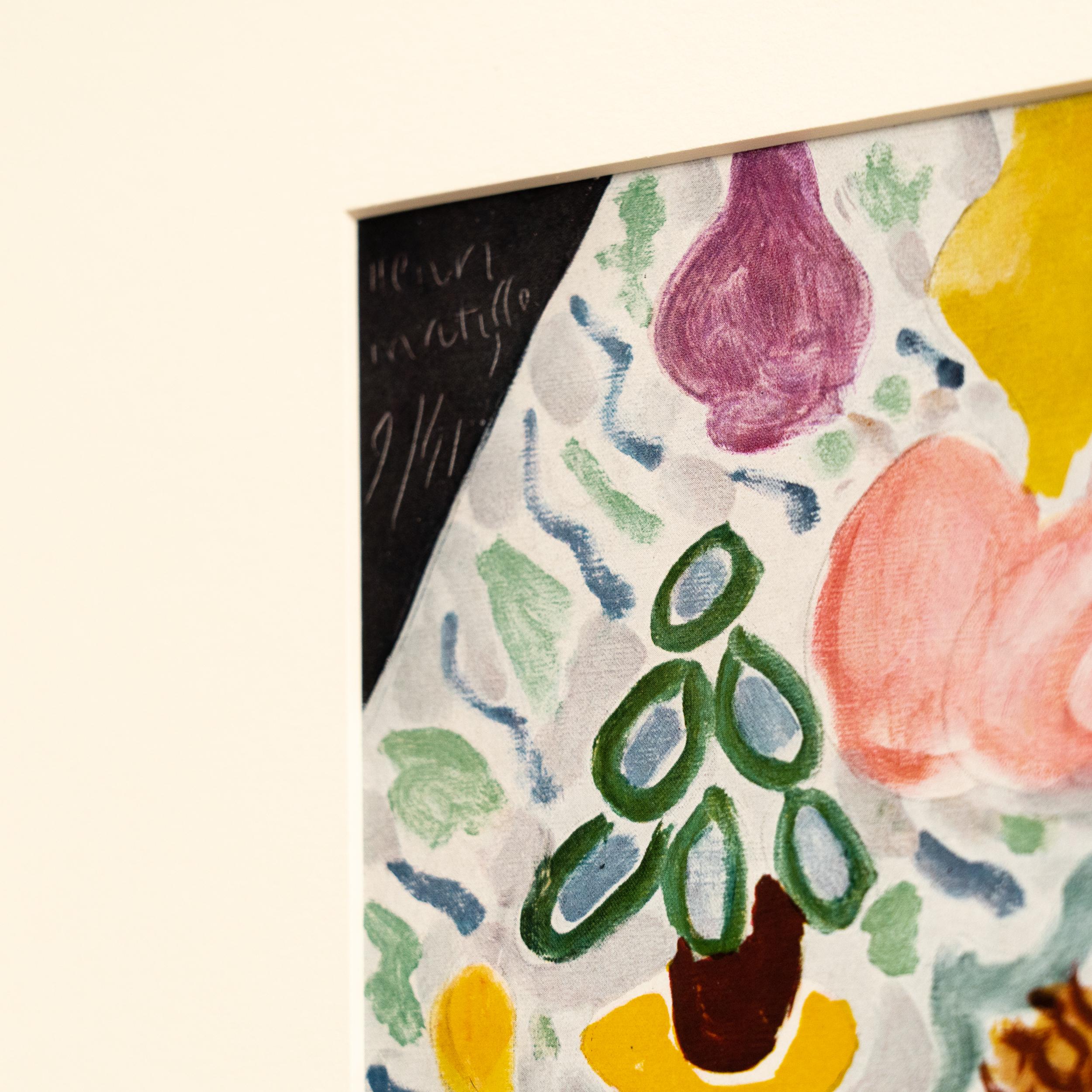 Lithographie rare : un aperçu de la maîtrise artistique de Matisse en vente 3
