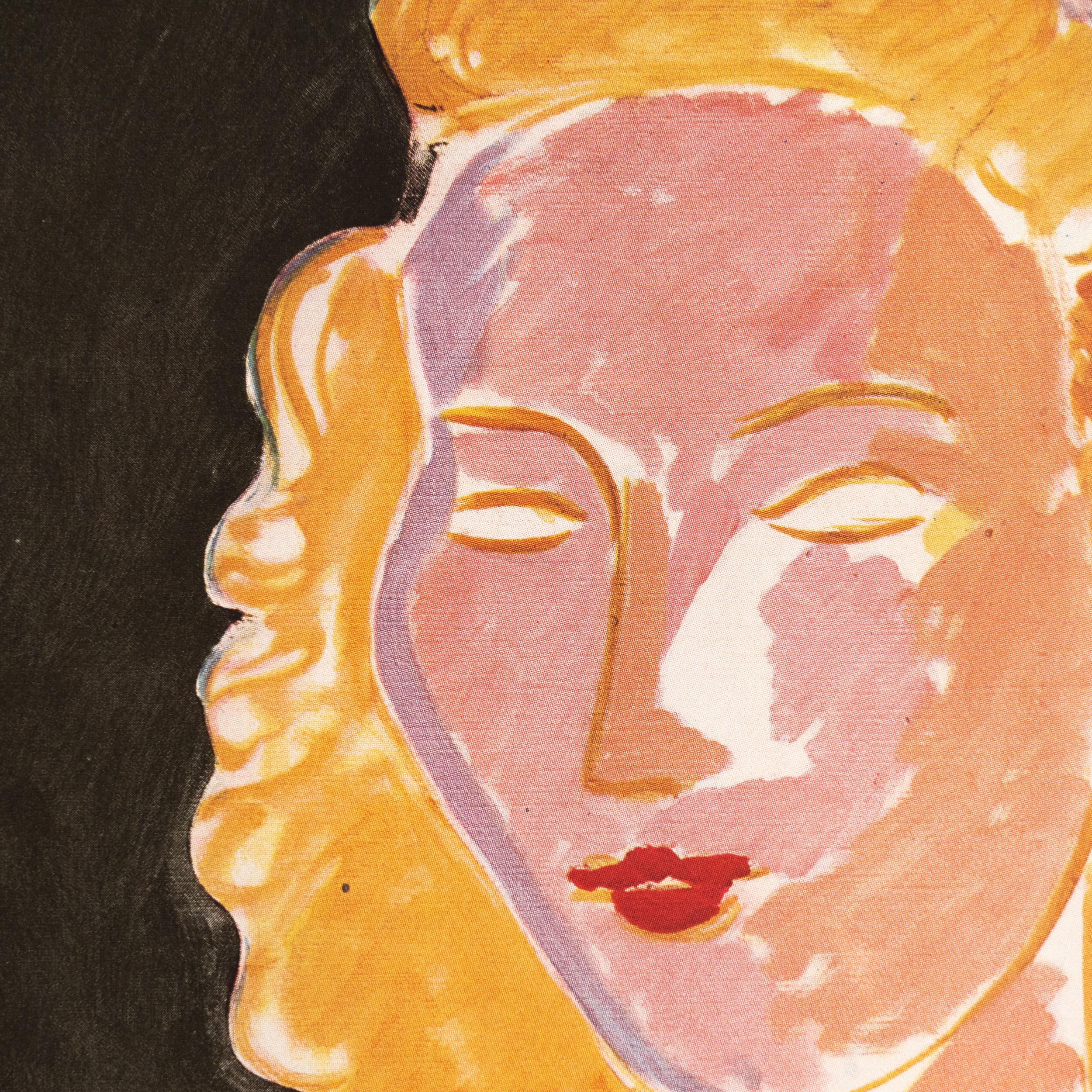 Rare Color Lithograph: A Glimpse into Matisse's Artistic Mastery In Good Condition For Sale In Barcelona, Barcelona