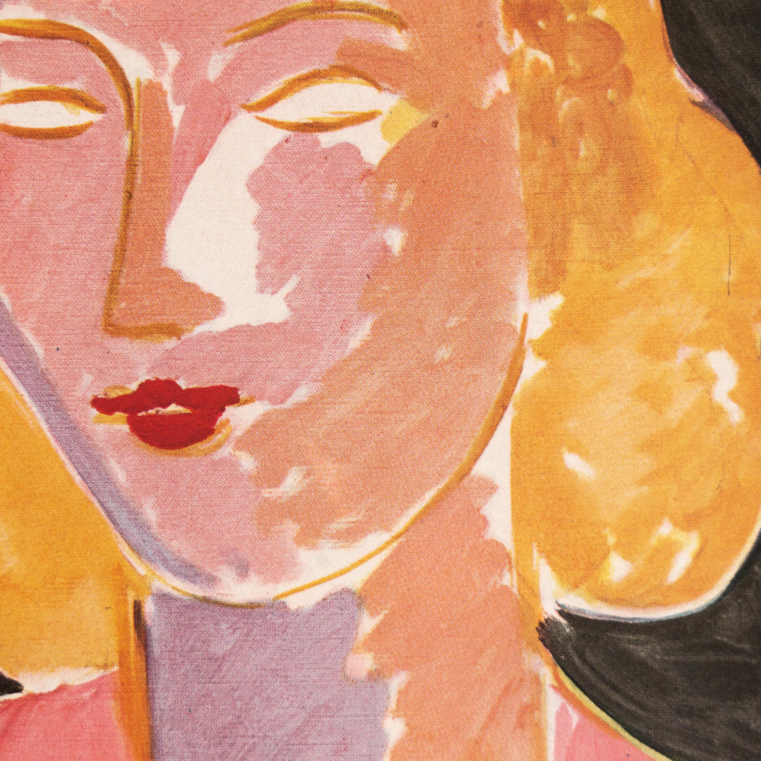 Mid-20th Century Rare Color Lithograph: A Glimpse into Matisse's Artistic Mastery For Sale