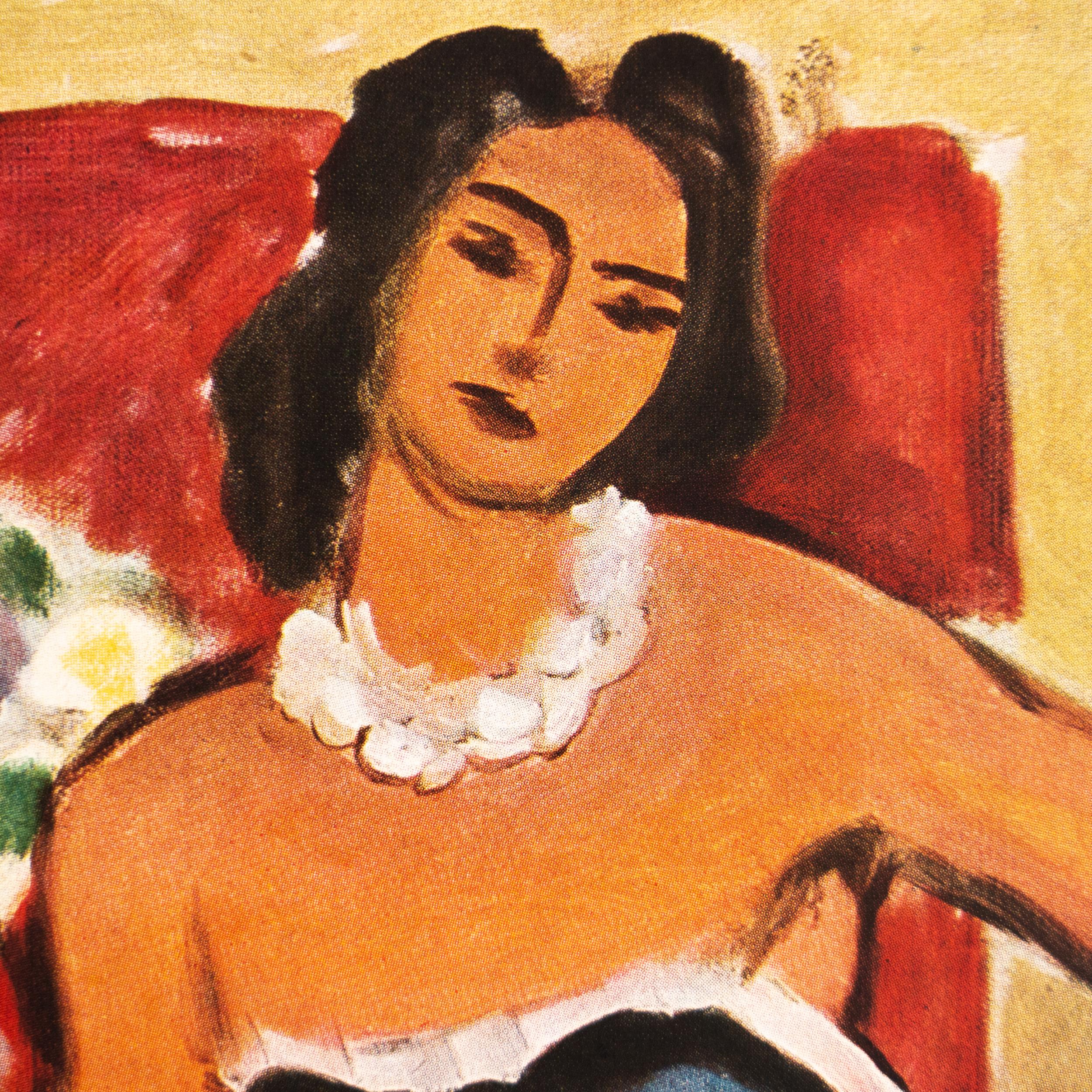 Paper Rare Color Lithograph: A Glimpse into Matisse's Artistic Mastery For Sale