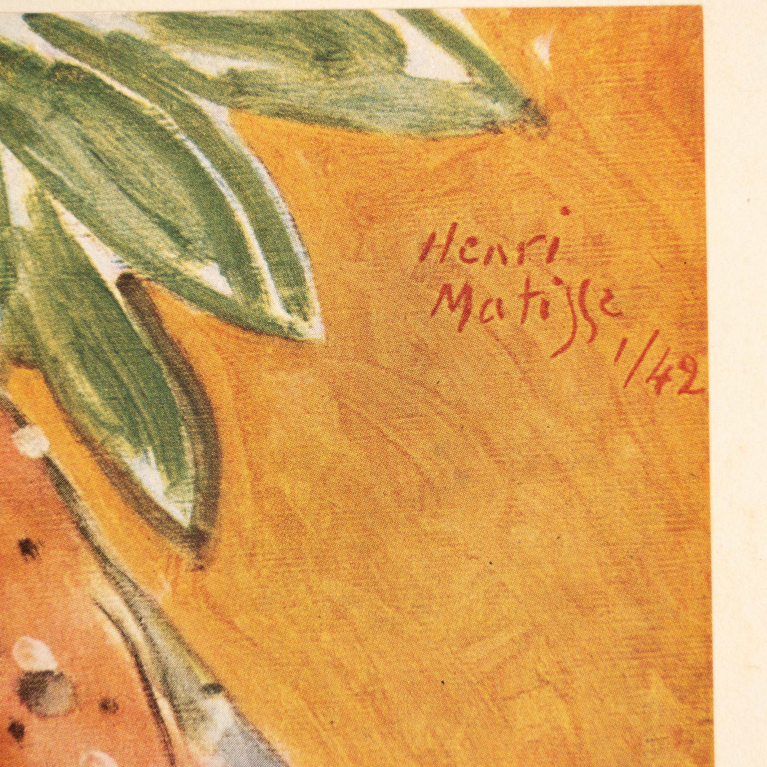 Seltene Farblithographie: Ein Einblick in Matisse' künstlerische Meisterschaft im Angebot 1