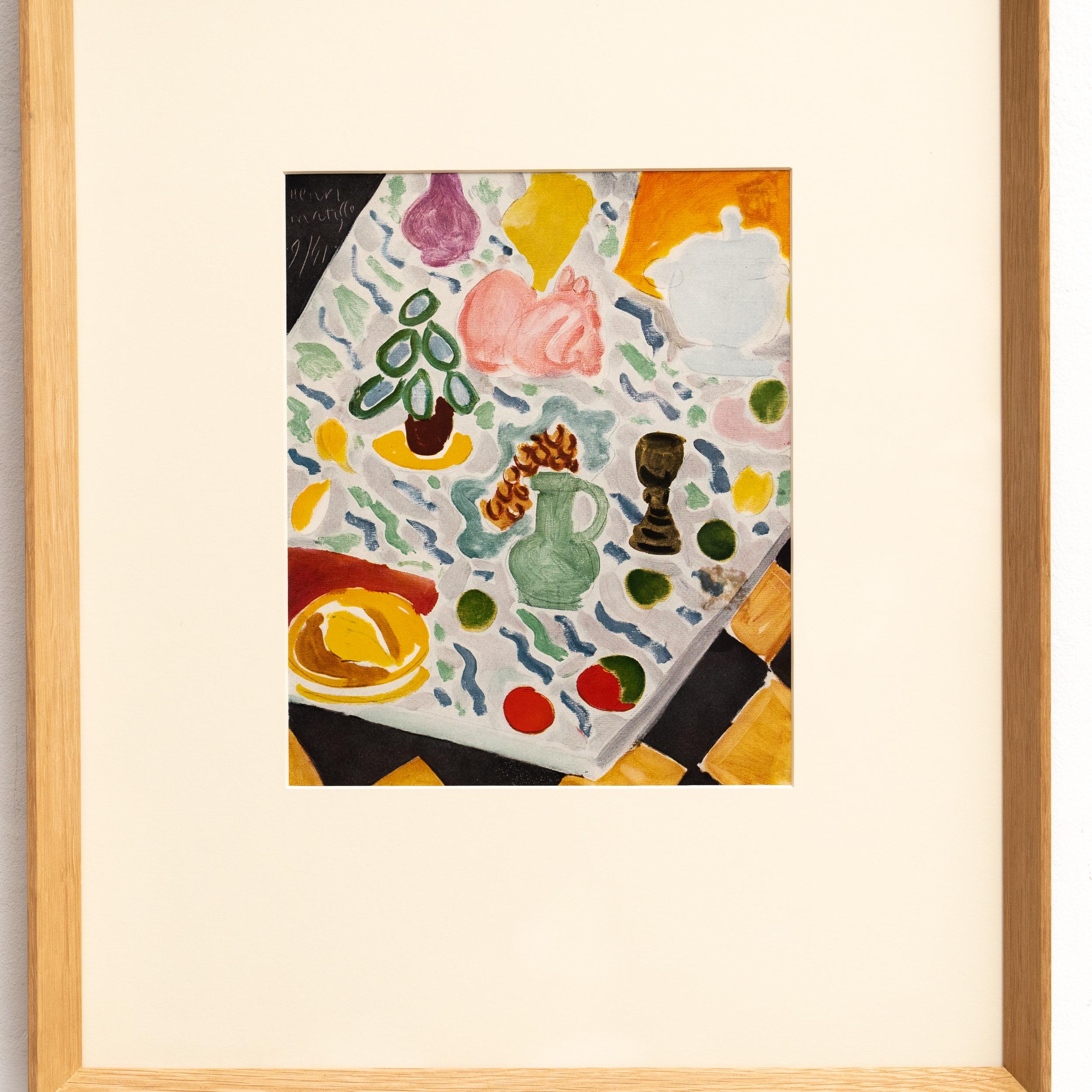 Rara litografía en color: Un vistazo a la maestría artística de Matisse en venta 2