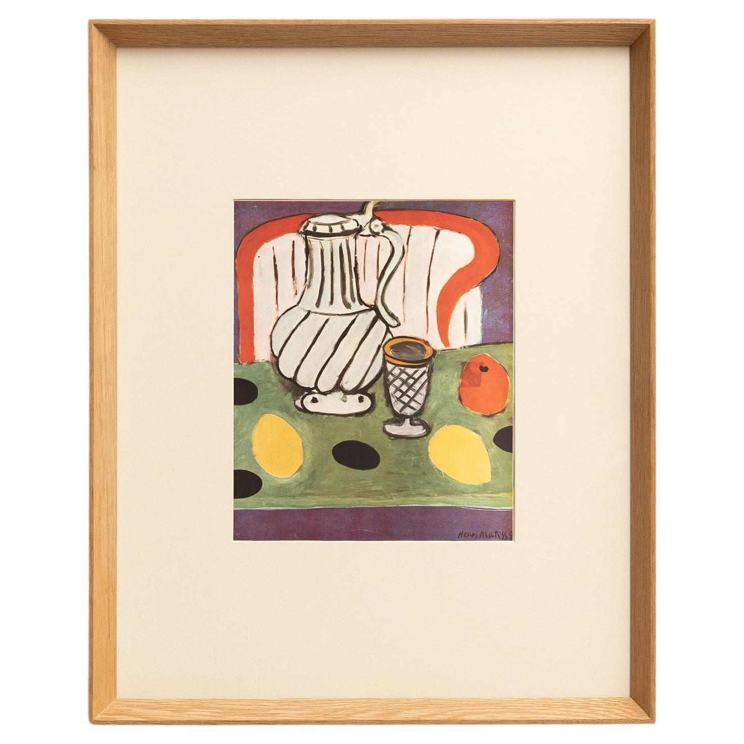 Rara litografía en color: Un vistazo a la maestría artística de Matisse