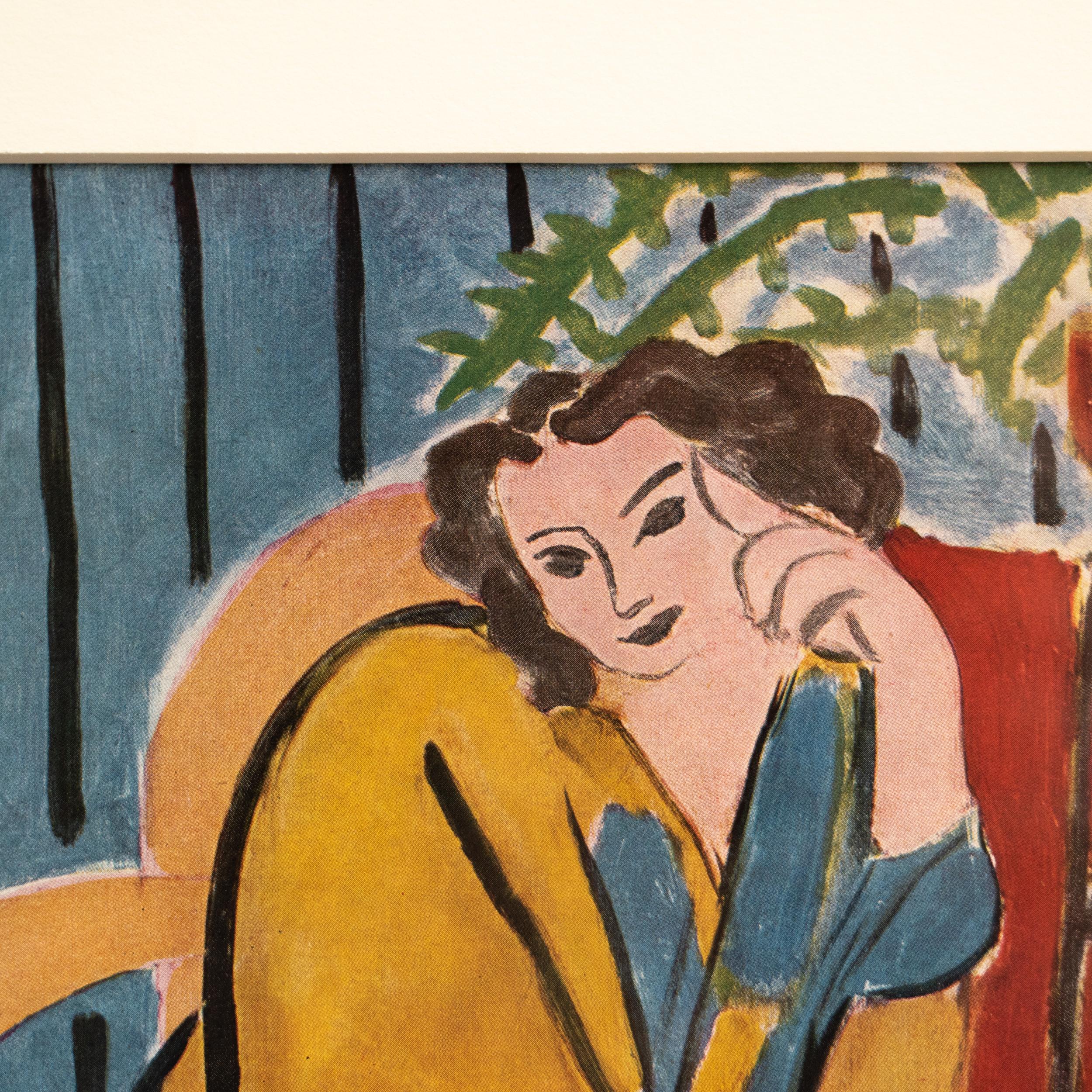 Rare Color Lithograph by Henri Matisse: Editions du Chene, Paris 1943 For Sale 5