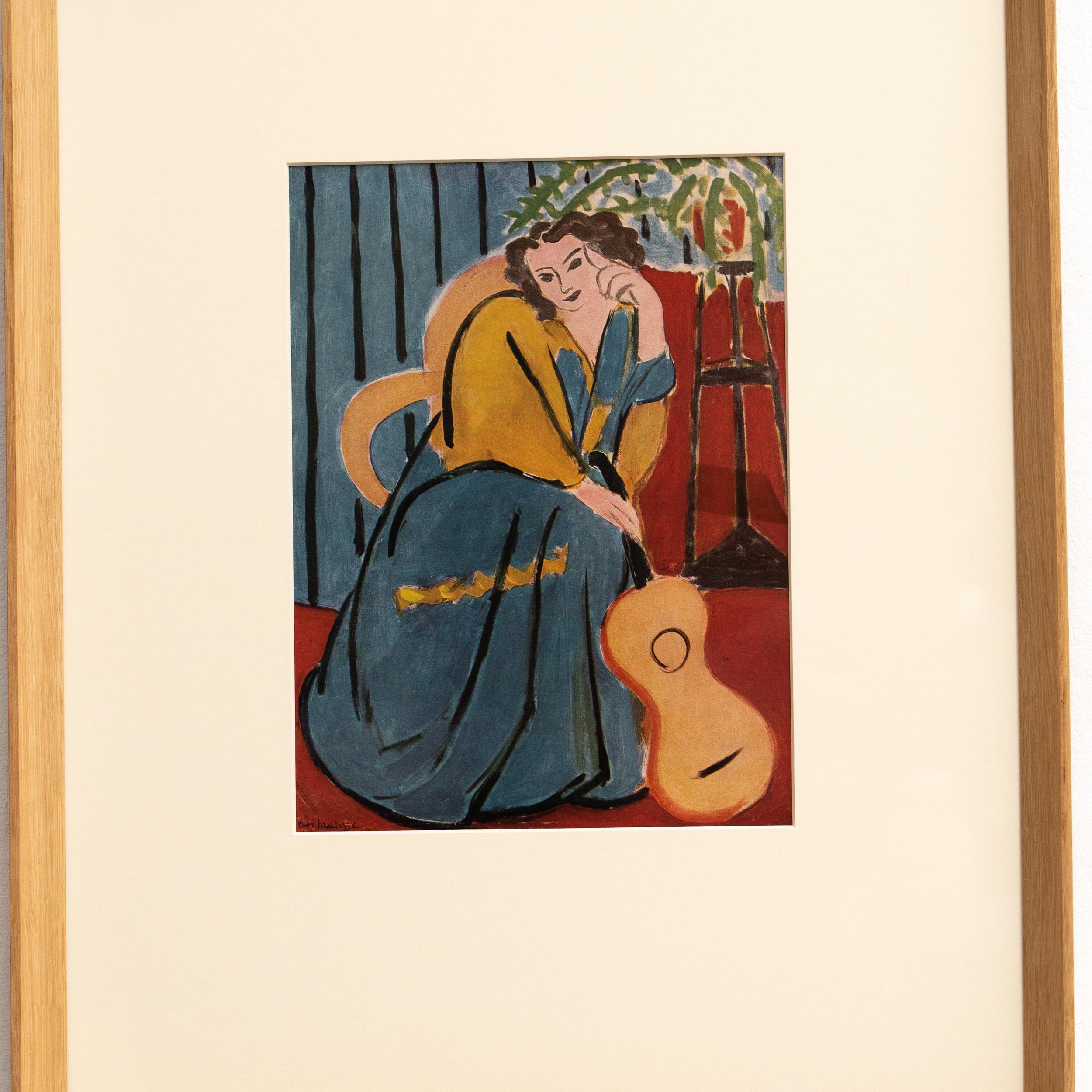 Rare Color Lithograph by Henri Matisse: Editions du Chene, Paris 1943 In Good Condition For Sale In Barcelona, Barcelona