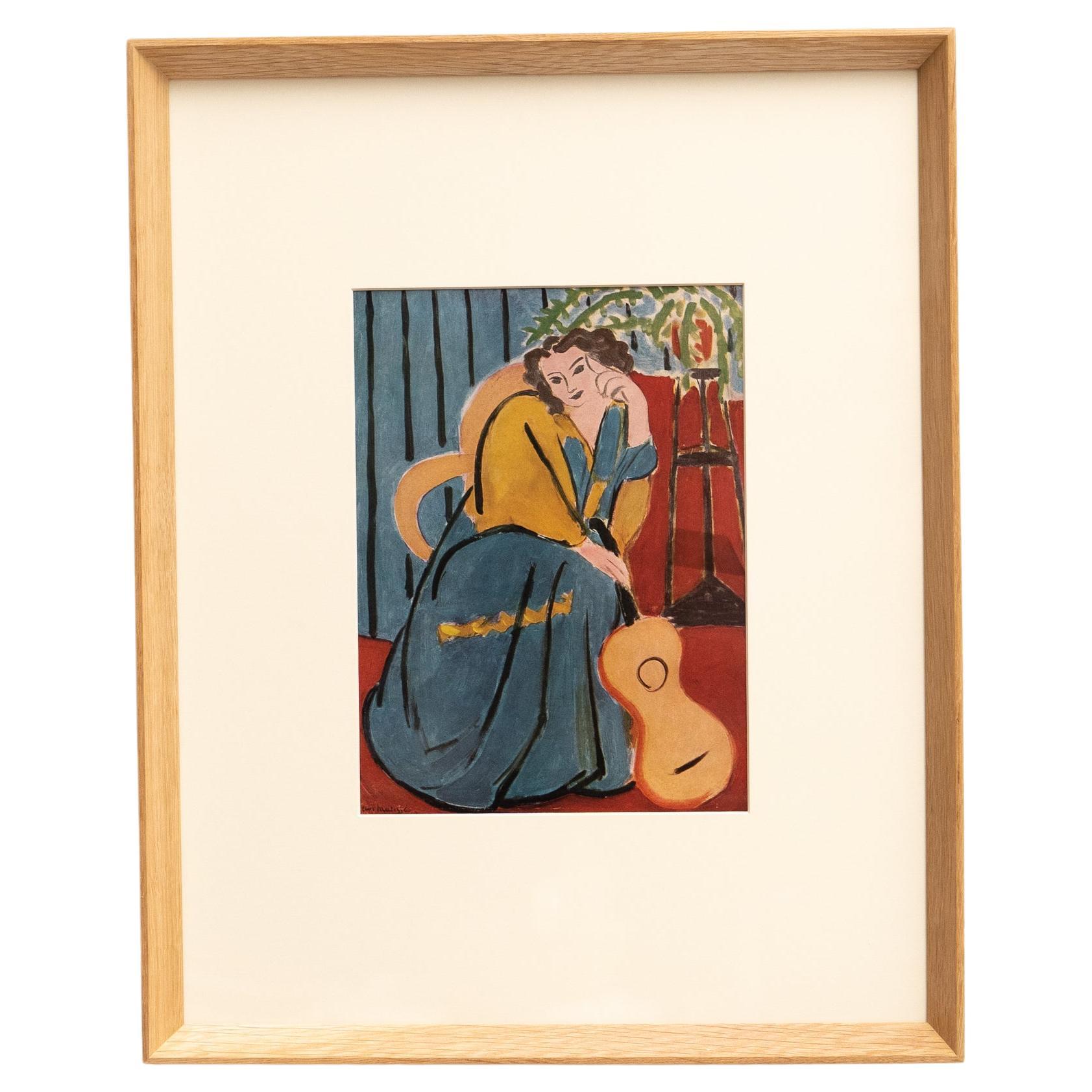 Rare Color Lithograph by Henri Matisse: Editions du Chene, Paris 1943 For Sale
