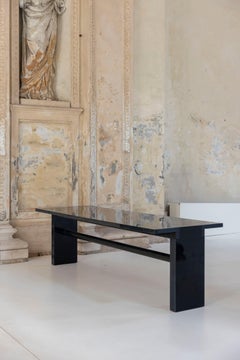 Rare color Valmarana table by Carlo Scarpa for Simon Gavina, Italy 1972