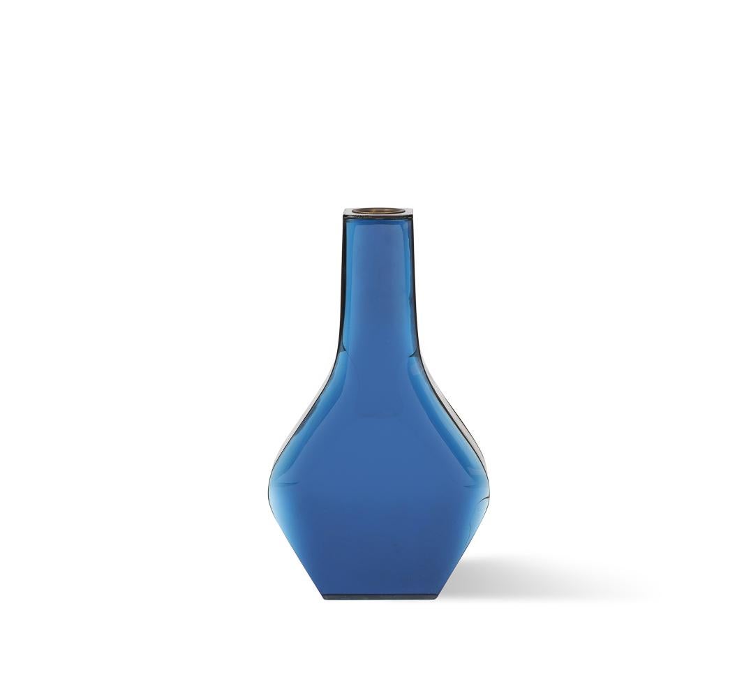 Italian Rare, Colored Glass Vases, Model No. 2122, by Max Ingrand for Fontana Arte