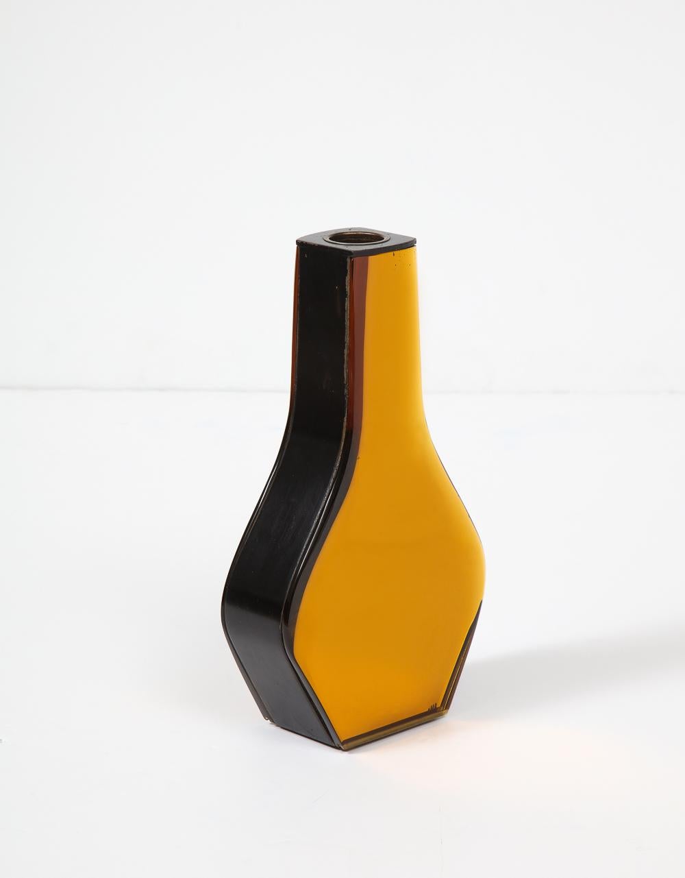 Rare, Colored Glass Vases, Model No. 2122, by Max Ingrand for Fontana Arte 1