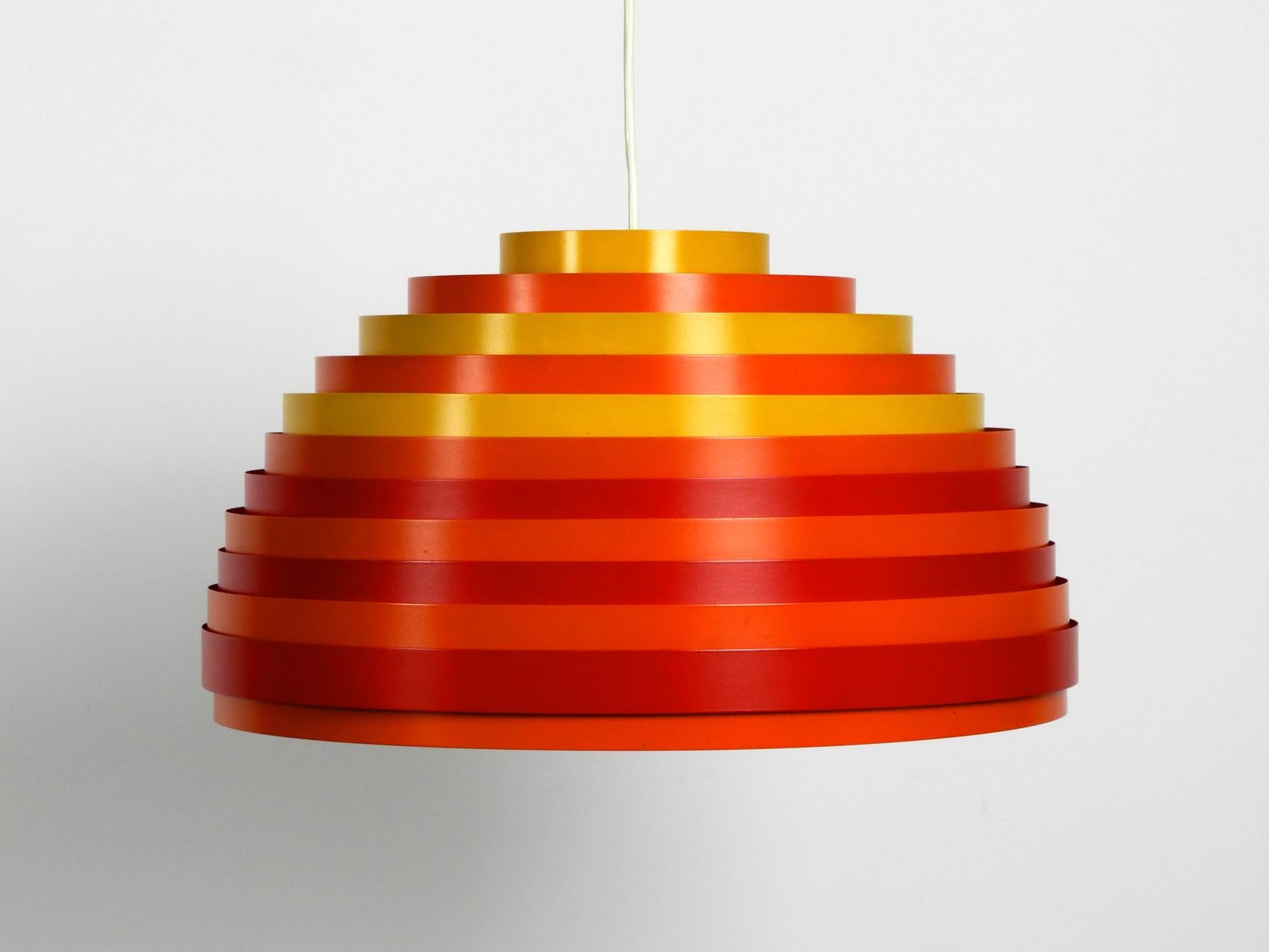 Mid-Century Modern Rare Colorful Pop Art 1960s Pendant Lamp Model Dynamic by Wilhelm Weste for Vest