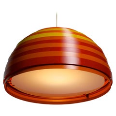 Rare lampe pendante Pop Art des années 1960 Modèle Dynamic par Wilhelm Weste pour Vest