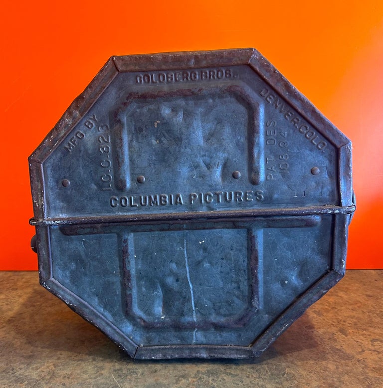 Rare Columbia Film Studios Motion Picture Reel Case with 35mm Movie  Tarzana For Sale at 1stDibs