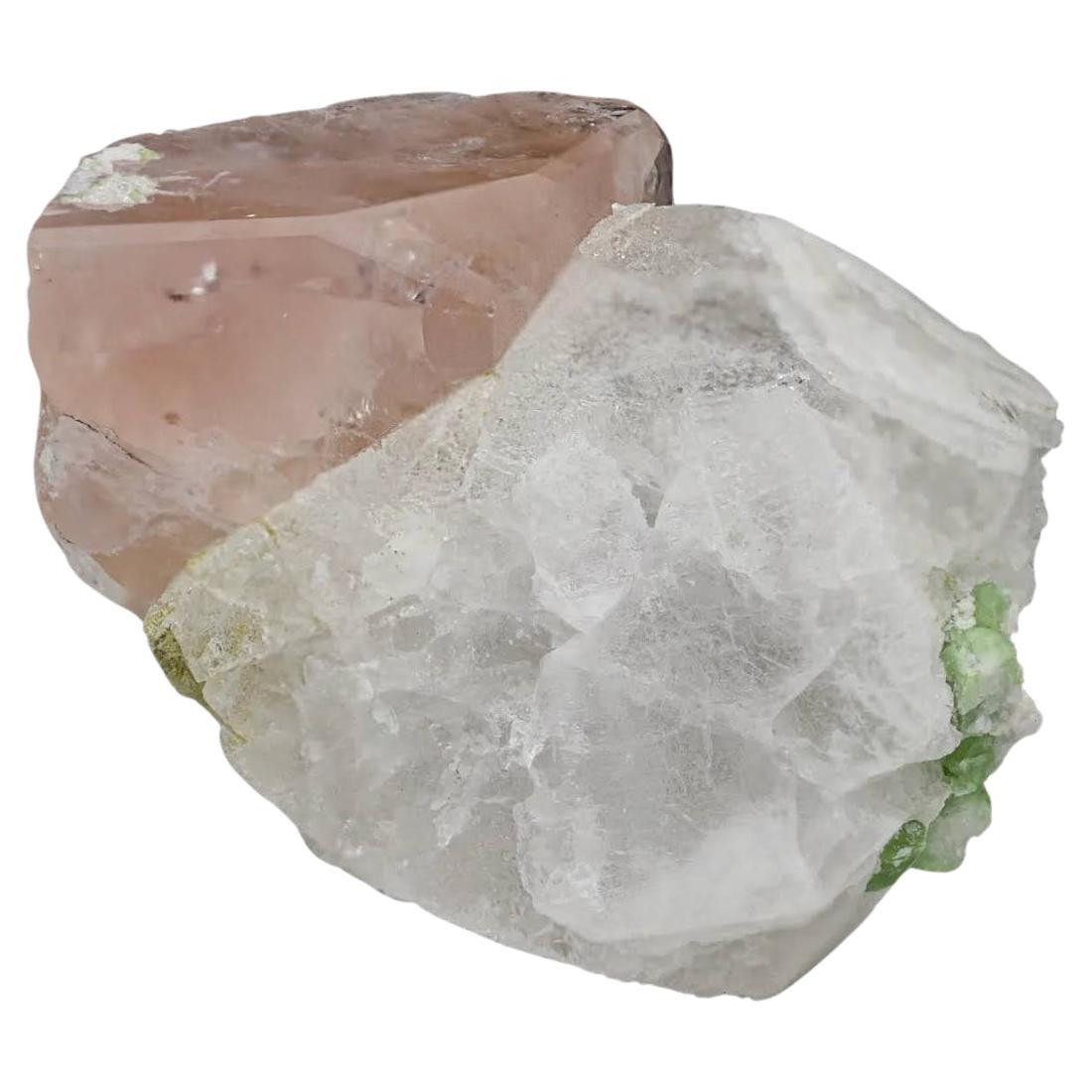 Seltene Kombination von Morganit mit Pollucit und Turmalin aus Afghanistan im Angebot