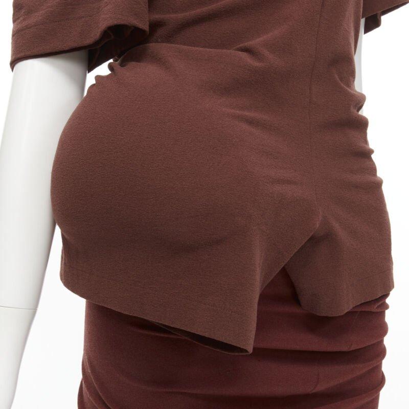 rare COMME DES GARCONS 1997 Lumps Bumps padded irregular cut top skirt set M For Sale 3