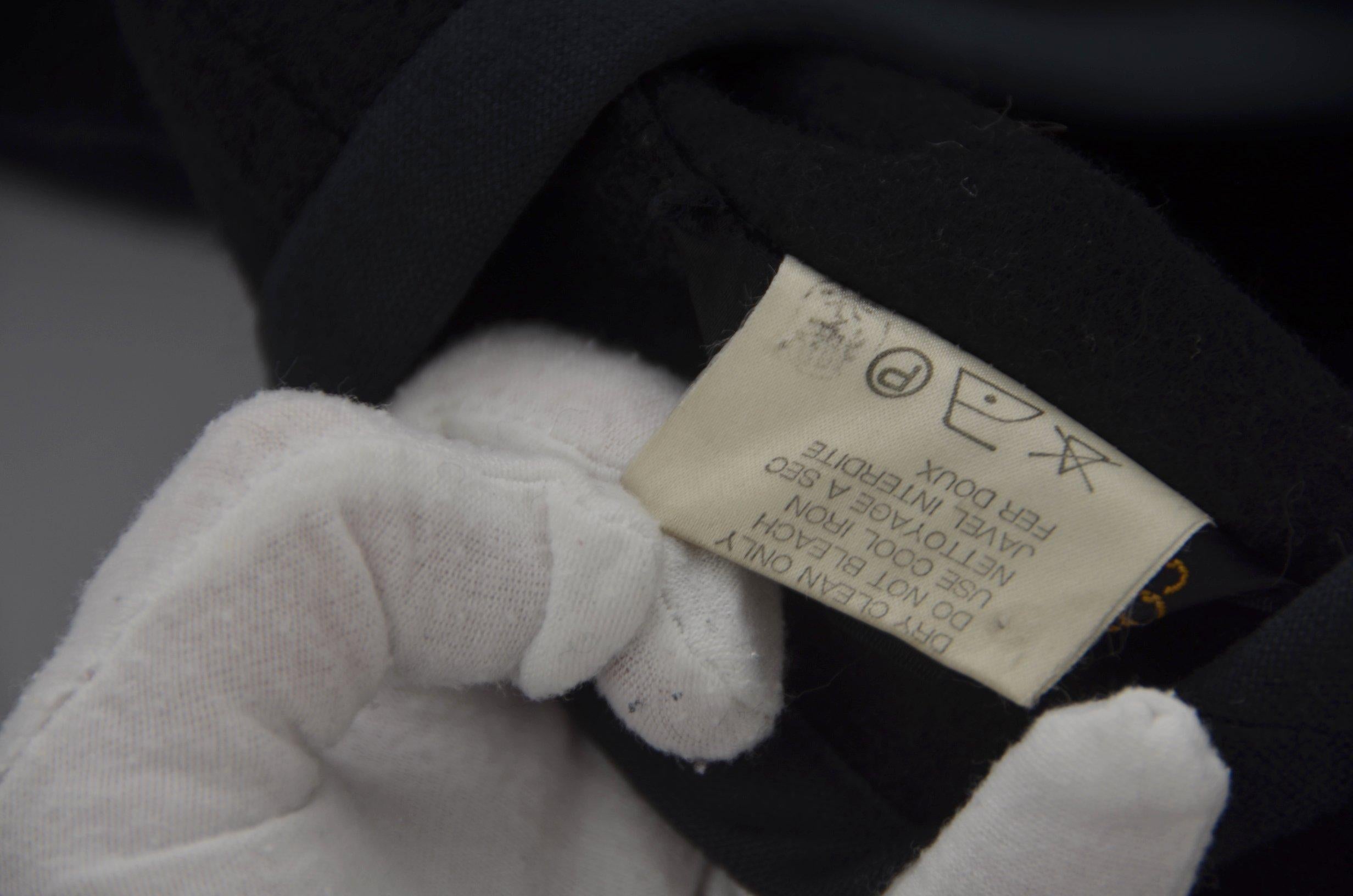 Rare Comme des Garcons Black Wool Rectangular Panels   Felt Coat FW 1983 For Sale 7