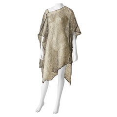 Rare Comme des Garçons Diaphanous Lace Tunic Dress in The Met Costume Institute