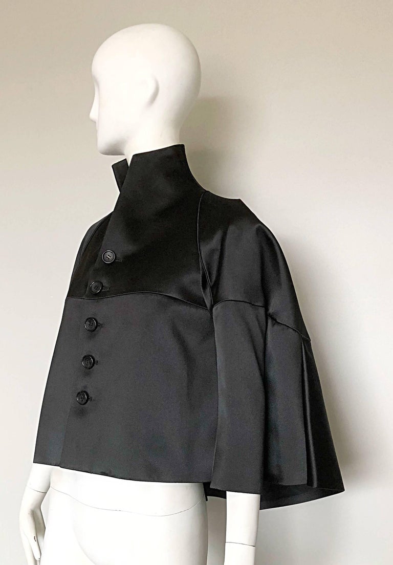 Fall 2015 Junya Watanabe Commes des Garcons Runway Look 6 Black Oragami Jacket