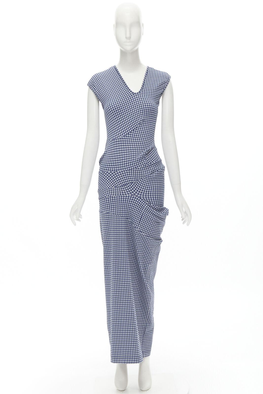 rare COMME DES GARCONS Robe De Chambre Vintage 1997 Lumps Bumps blue dress 6