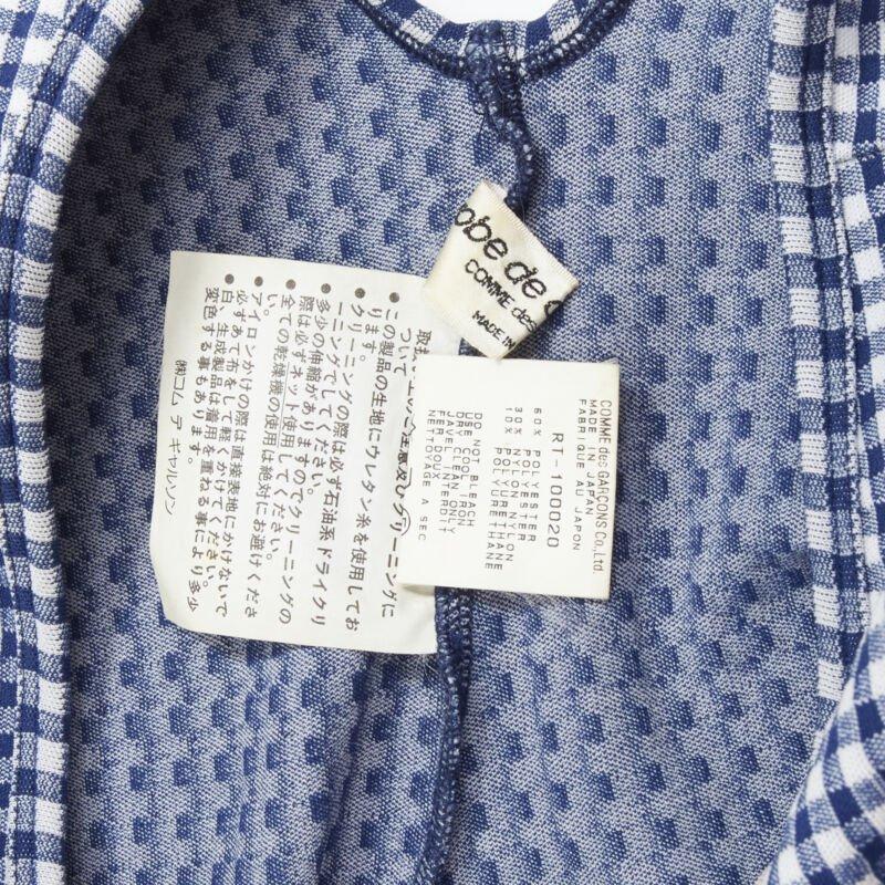 raro COMME DES GARCONS Robe De Chambre Vintage 1997 Lumps Bumps abito blu in vendita 4