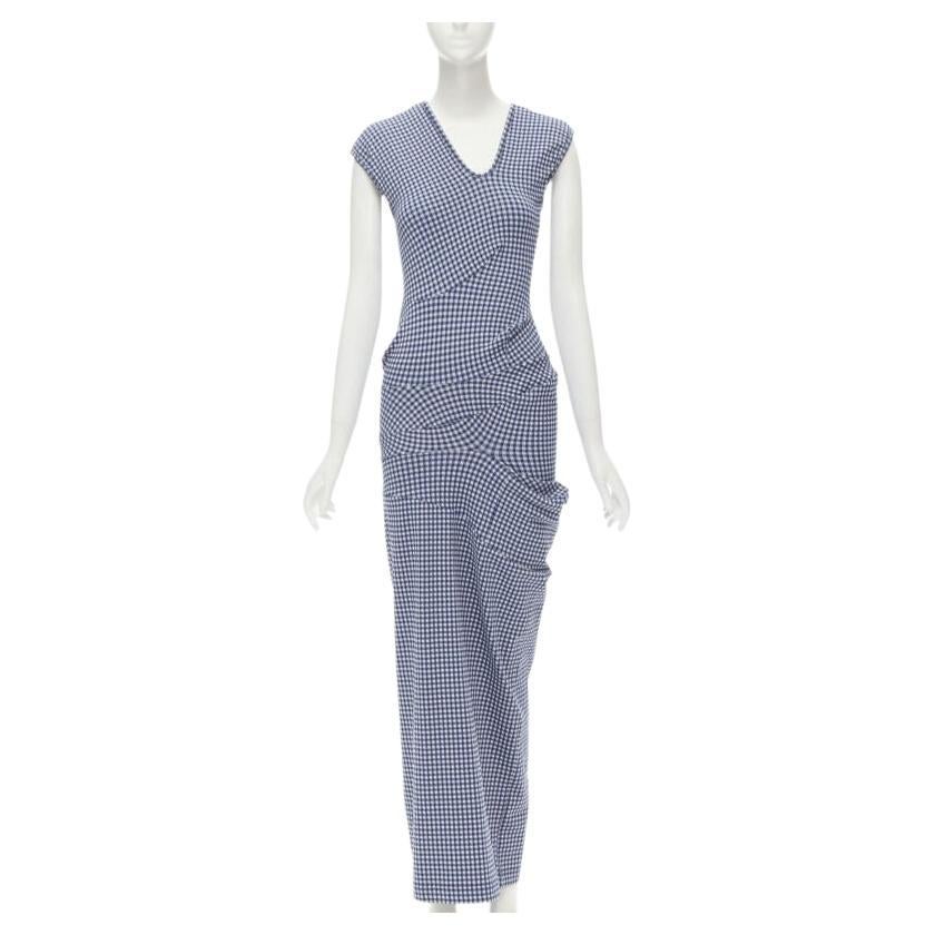 raro COMME DES GARCONS Robe De Chambre Vintage 1997 Lumps Bumps abito blu in vendita