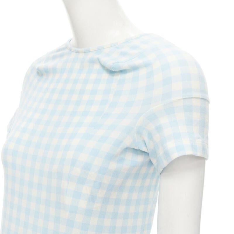 rare COMME DES GARCONS Robe De Chambre Vintage 1997 Lumps Bumps light blue dress
Reference: CRTI/A00706
Brand: Comme Des Garcons
Designer: Rei Kawakubo
Collection: Spring Summer 1997
Material: Nylon, Blend
Color: Blue, White
Pattern:
