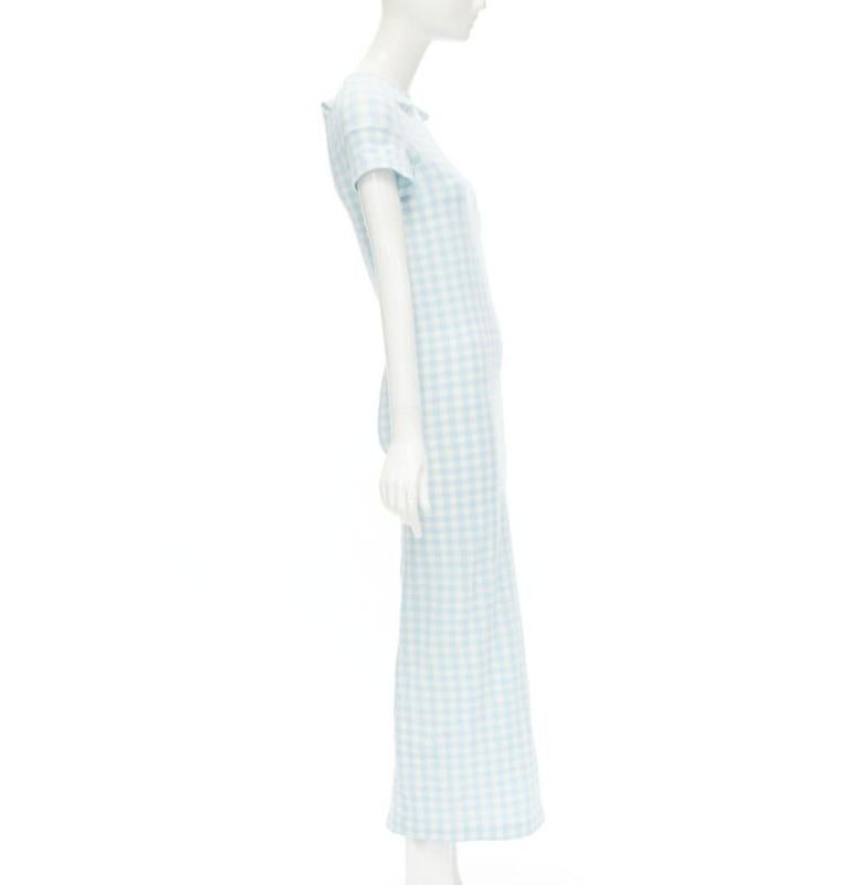 rare COMME DES GARCONS Robe De Chambre Vintage 1997 Lumps Bumps light blue dress In Excellent Condition For Sale In Hong Kong, NT