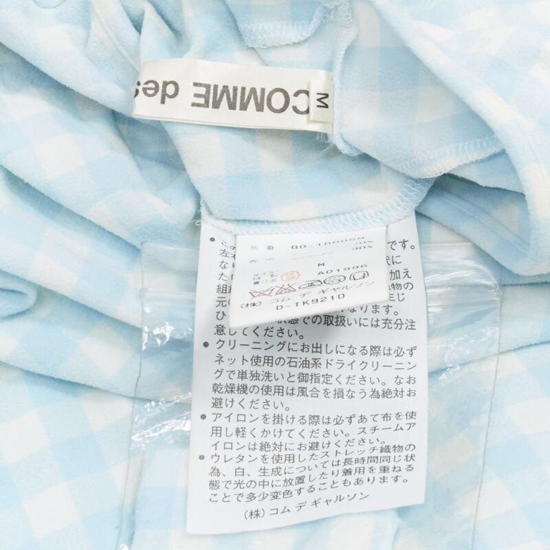 rare COMME DES GARCONS Robe De Chambre Vintage 1997 Lumps Bumps light blue dress For Sale 3