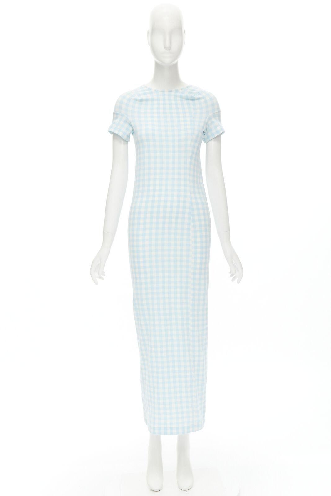 rare COMME DES GARCONS Robe De Chambre Vintage 1997 Lumps Bumps light blue dress For Sale 4