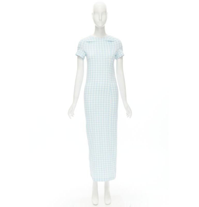 rare COMME DES GARCONS Robe De Chambre Vintage 1997 Lumps Bumps light blue dress For Sale 4