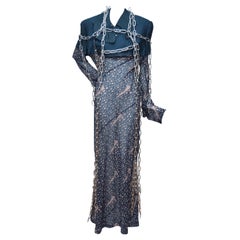 Seltene Comme Des Garcons Runway 2019 Kleid X Heavy Chains Kunstwerk von baanai NEU  S