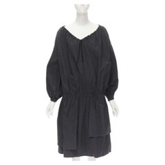 raro vestido obispo COMME DES GARCONS Vintage 1980's Beggar Look de algodón lavado