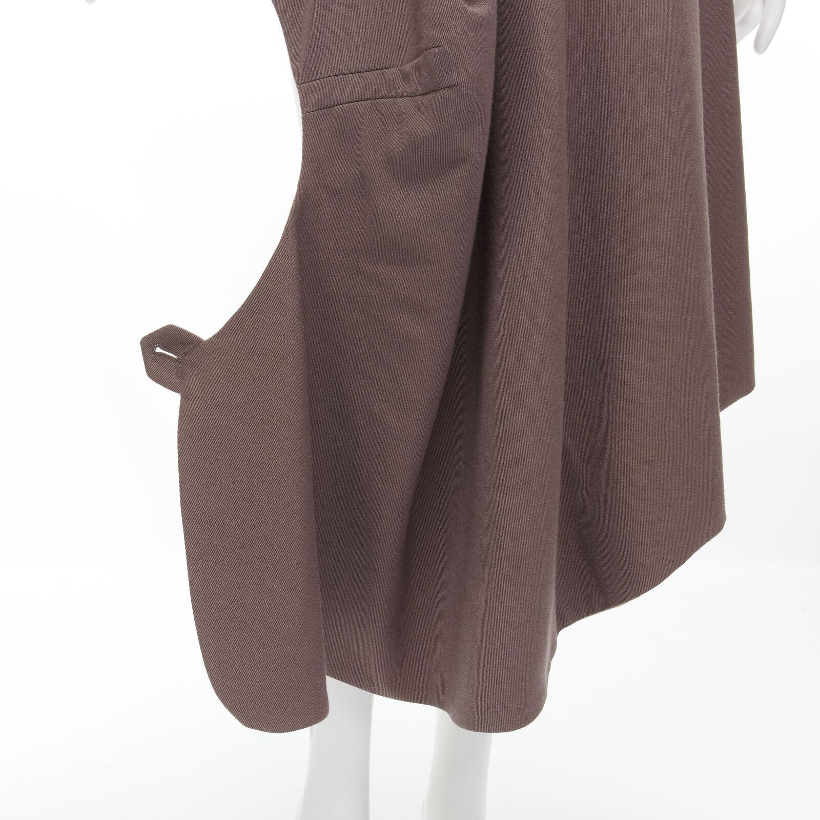 rare COMME DES GARCONS Vintage 1998 Runway patchwork inside out  jacket skirt S For Sale 7