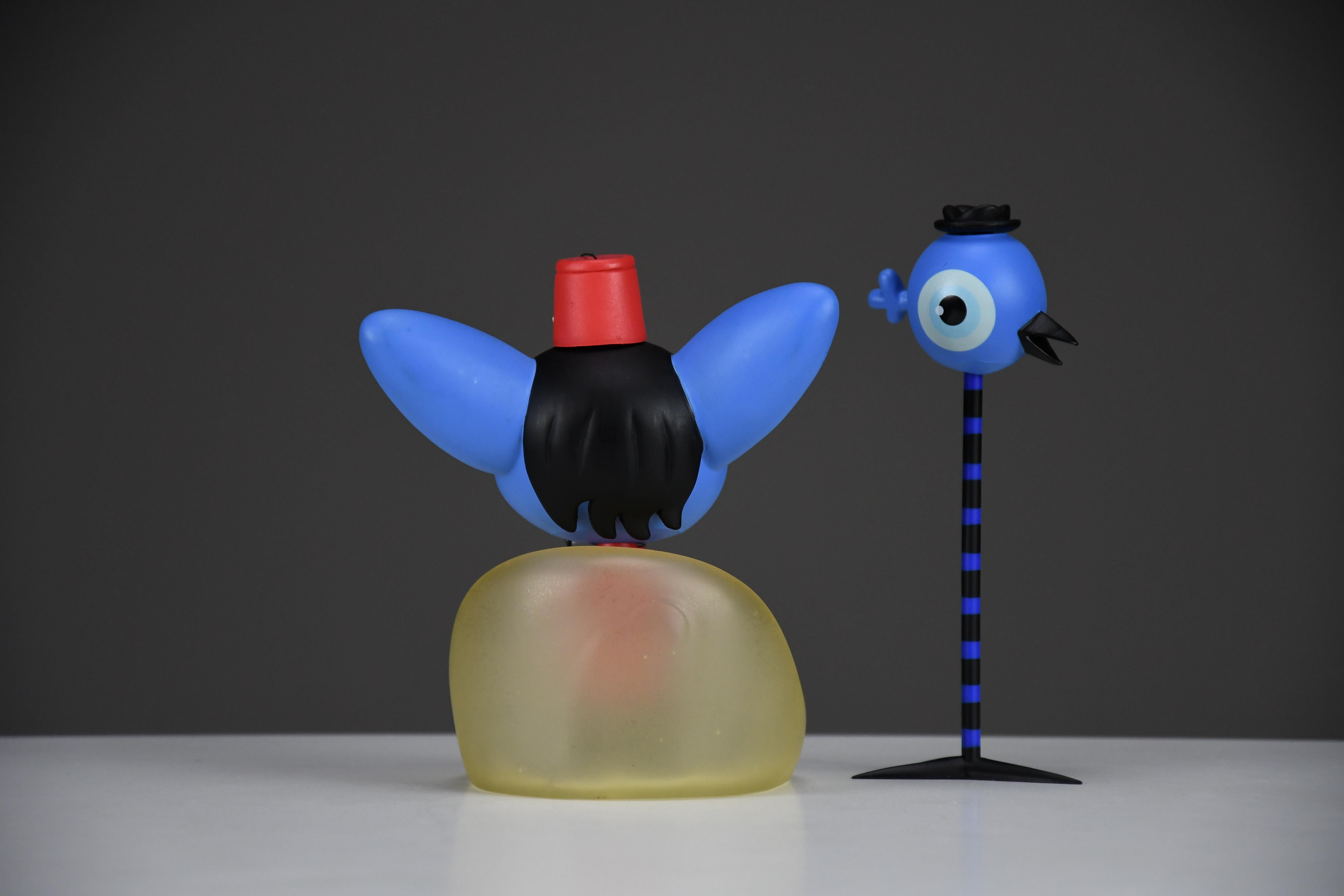 XXIe siècle et contemporain Ensemble complet de jouets en vinyle Scarygirl de la première série de 2004 par Nathan Jurevicius en vente