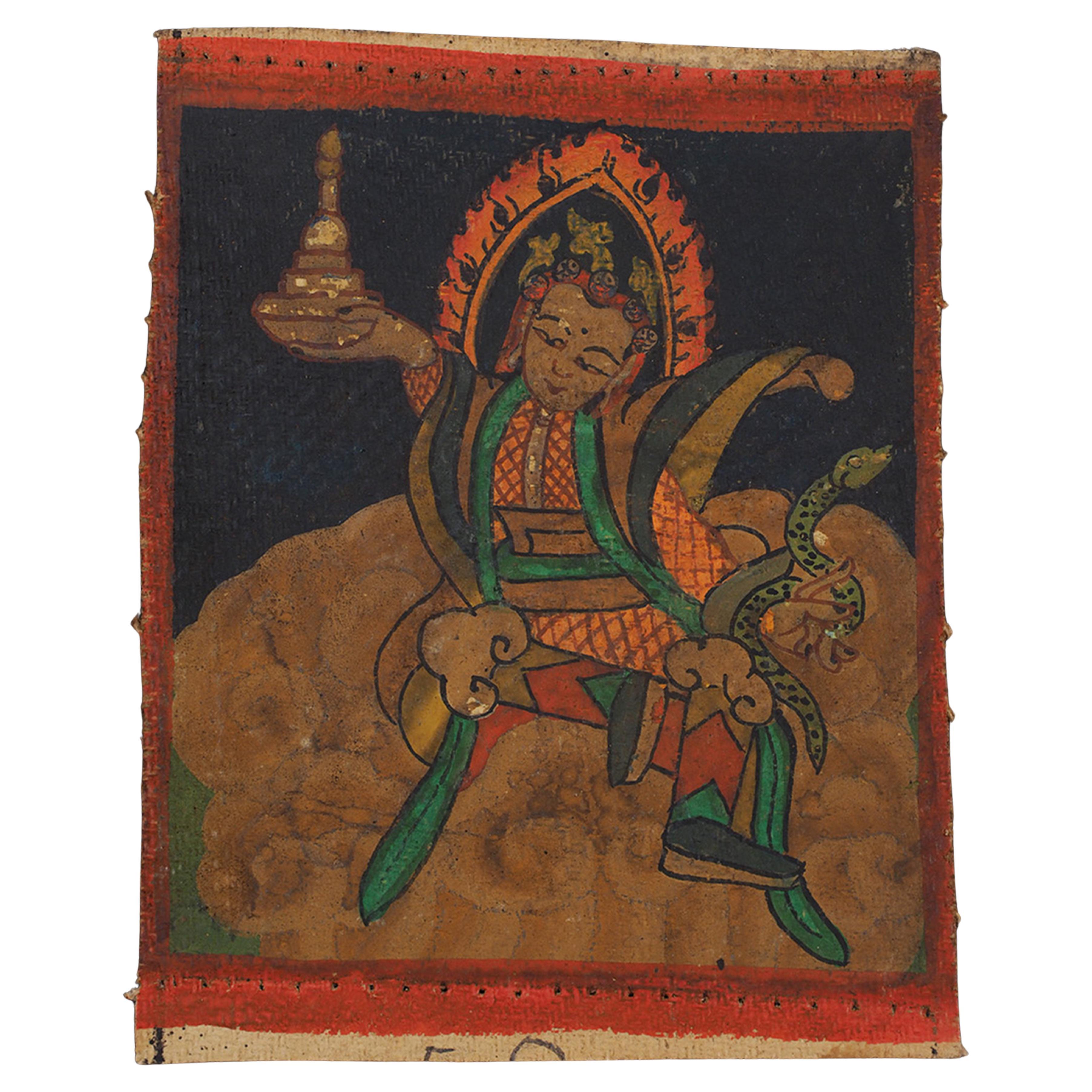 Rare Complete Set of 120 18th–19thC Miniature Tibetan Painted Thangkas/Tsaklis